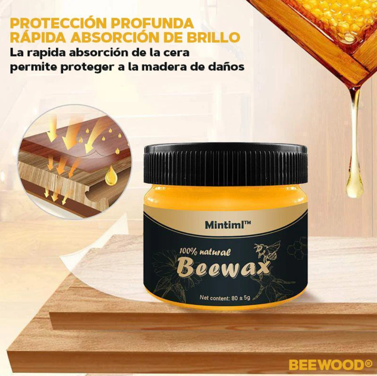 MIELUXE™ - Súper Cera - Renueva y Protege Tus Muebles OFERTA 2X1 + ENVIO GRATIS